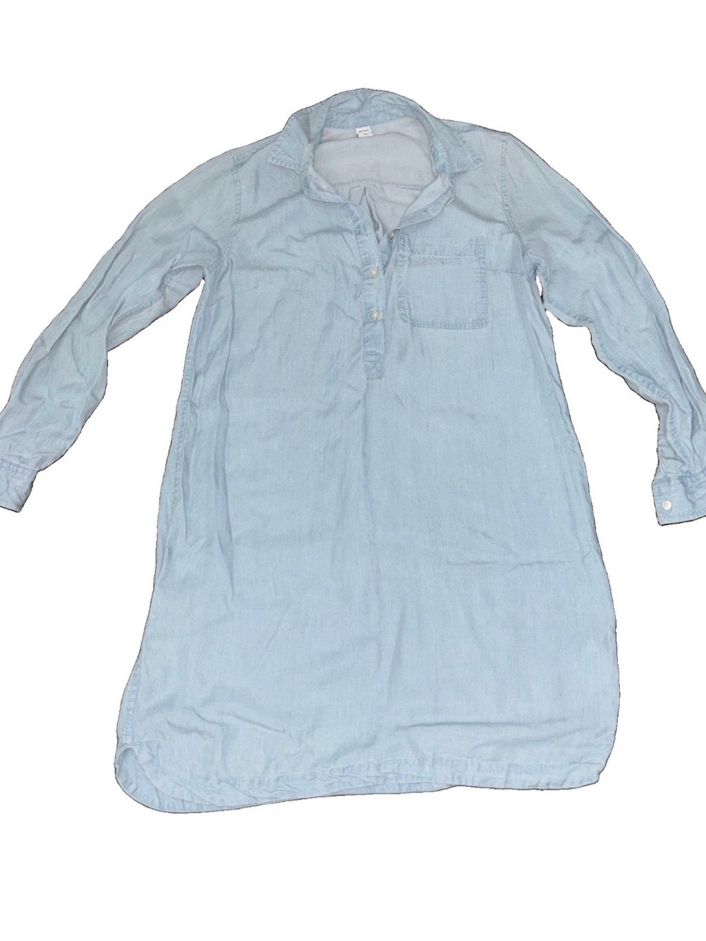 Old Navy Light Blue denim shirt dress Tunic XS
